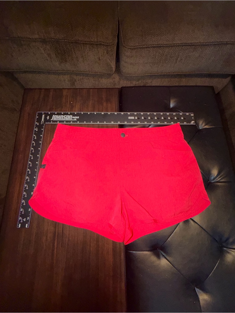 Women's Red/Hot Pink Casual Shorts